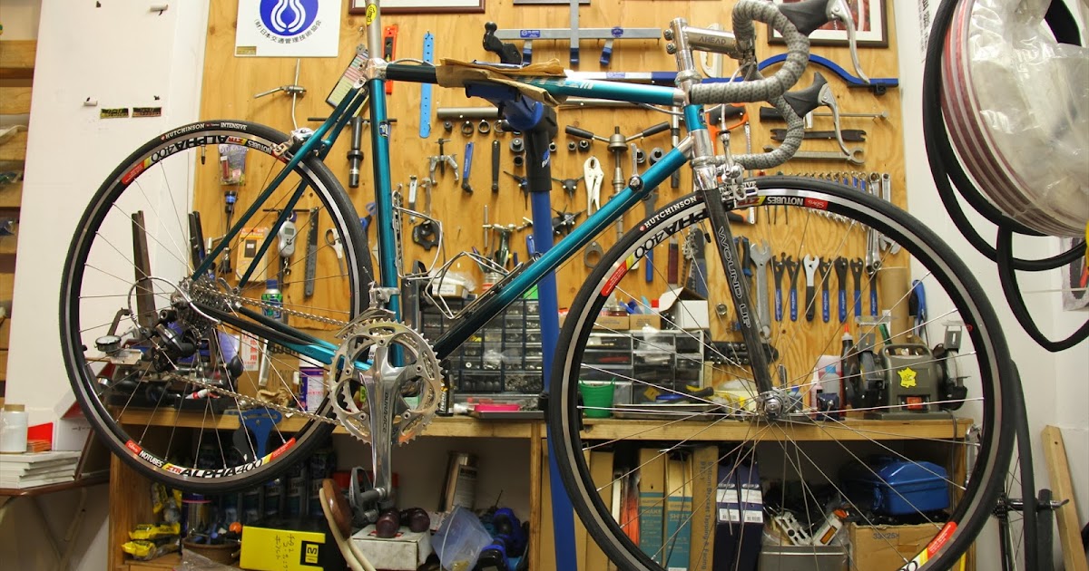 現状品 ロードバイク TVT92 カーボンフレーム カスタム品 パーツ取り